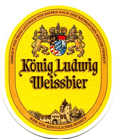 fürstenfeldbruck ffb-by könig ludwig II 13b (oval215-weissbier-u bier von)